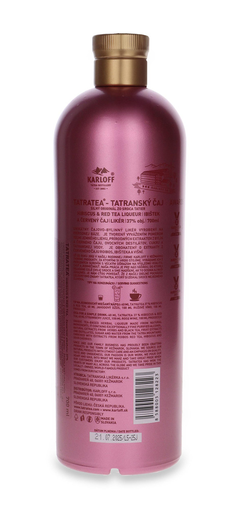 Tatratea Hibiscus & Red Tea Liqueur / 37% / 0,7l