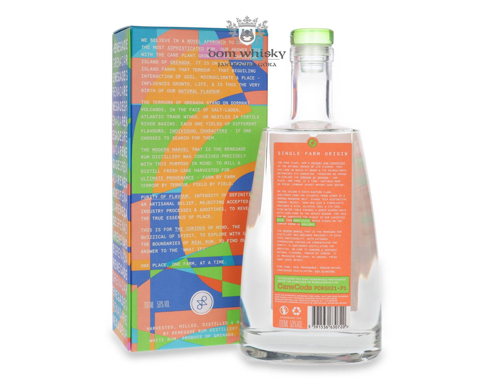 Renegade Hope Pot Still Rum / 50% / 0.7l