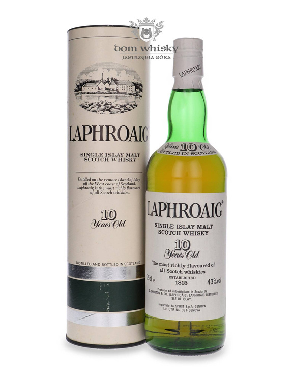 Laphroaig 10-letni Islay Malt (Bottled Late 1980s) /43%/0,75l