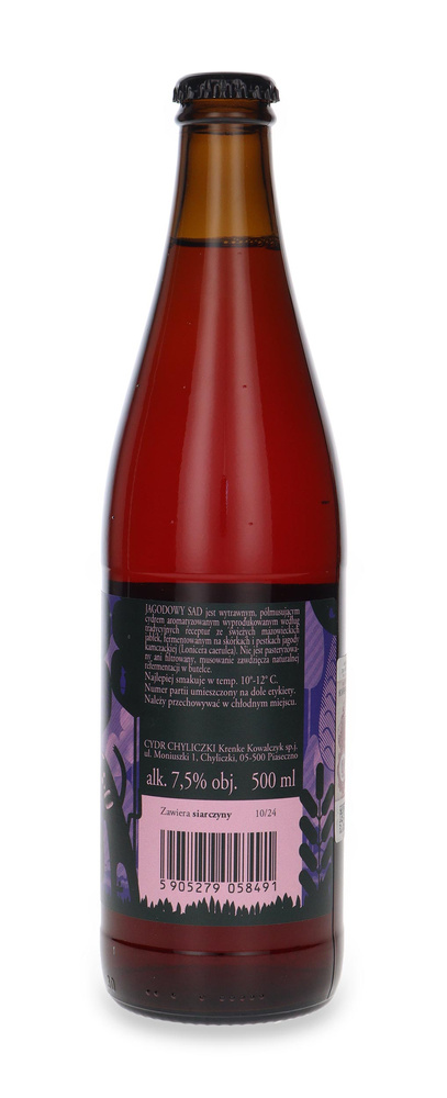 Cydr Chyliczki Jagodowy Sad / 7,5%/ 0,5l