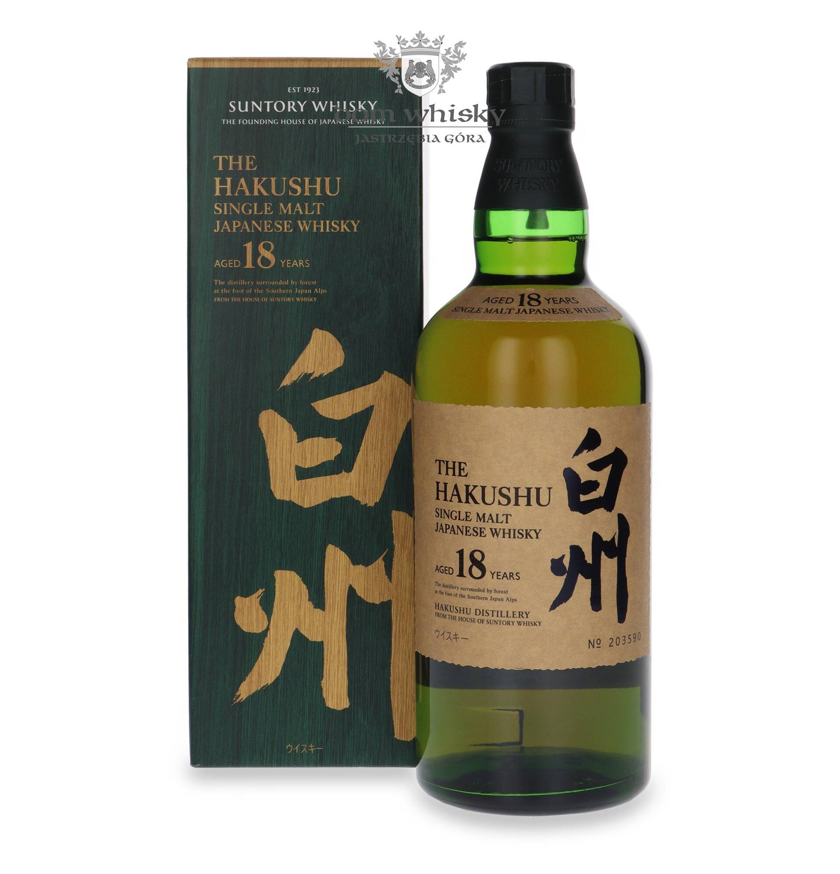 Suntory The Hakushu 18年 700ml Hakushu 18-letni Japanese Market 43% 0,7l Whisky Japonia