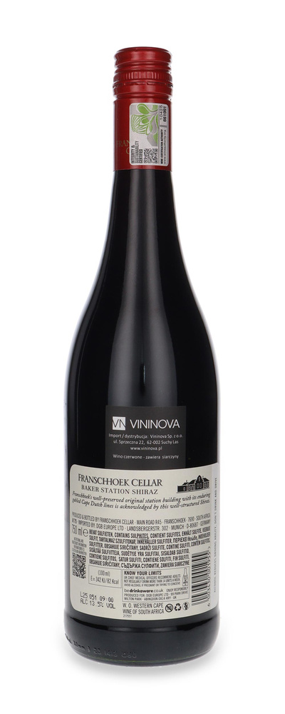 Baker Station Shiraz Franschoek Cellar 2023 /13,5%/ 0,75l