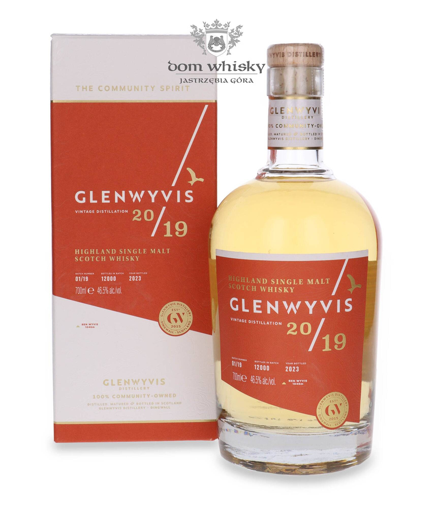 GlenWyvis 2019 (Bottled 2023) Batch 01/18 / 46.5% / 0.7l