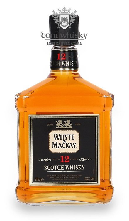 Whyte & Mackay 12-letni, Bottled 1980s (brak opakowania) /43%/ 0,75l	