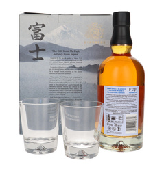 Fuji Single Blend Japanese Whisky + 2 szklanki / 43% / 0,7l