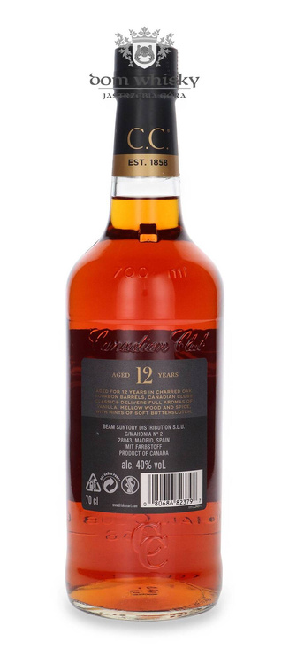 Canadian Club Classic 12-letni / 40% / 0,7l