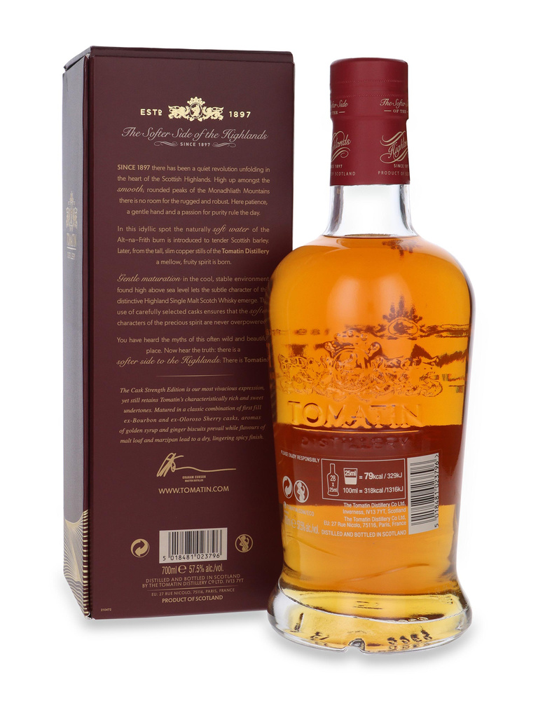 Tomatin Cask Strength Bourbon & Sherry Casks / 57.5% / 0.7l