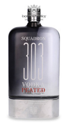 Wódka Squadron 303 Peated Flask Bottle / 40% / 0,7l