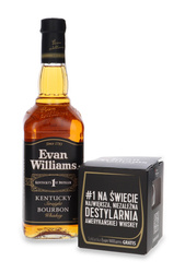 Evan Williams Kentucky Bourbon + szklanka / 40% / 0,7l