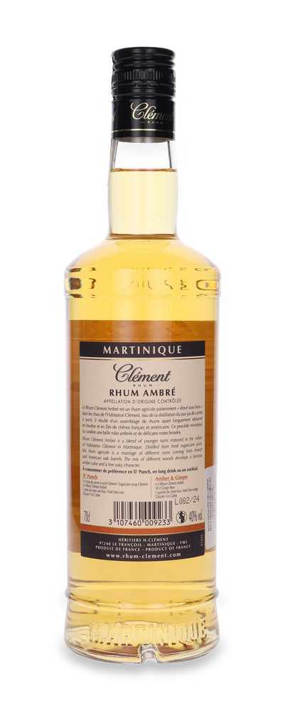Rhum Clement Agricole Ambre (Francja) / 40% / 0,7l