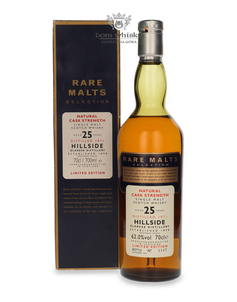 Hillside (Glenesk) 25-year-old (D.1971 B.1997) Rare Malts/ 62%/0.7l