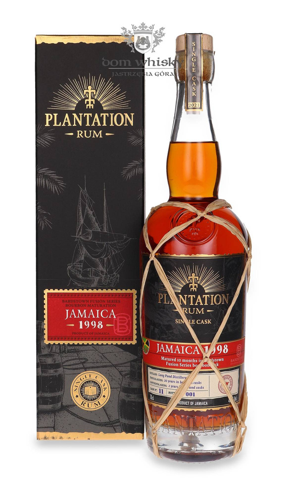 Plantation Rum Jamaica 1998 Bourbon Cask Finish / 49.4% / 0.7l