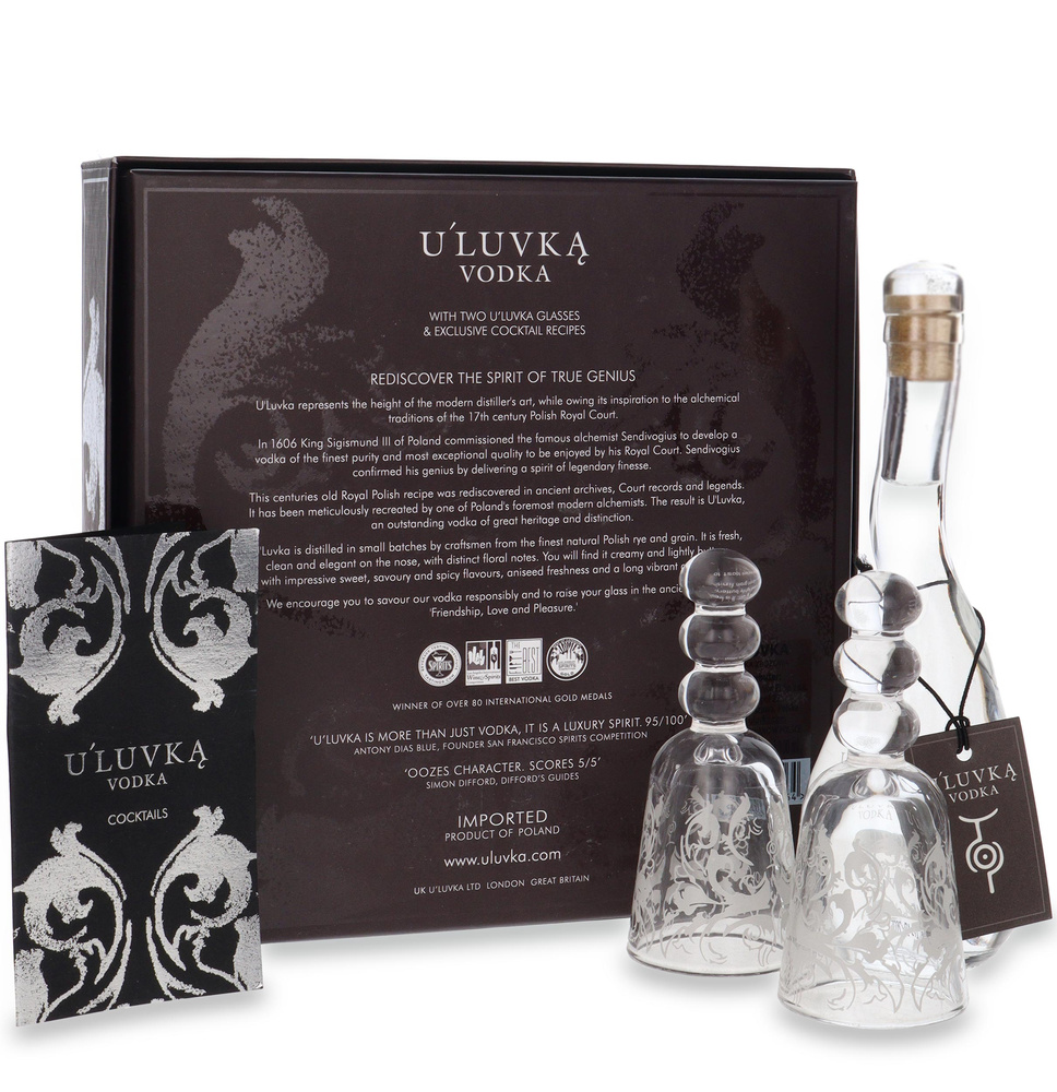 Wódka U'luvka Signature (2 kieliszki) / 40% / 0,1l