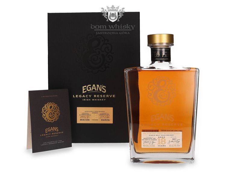 Egan’s 18-letni Legacy Reserve Vol. IV Moscatel de Valencia Casks / 46%/ 0,7l	