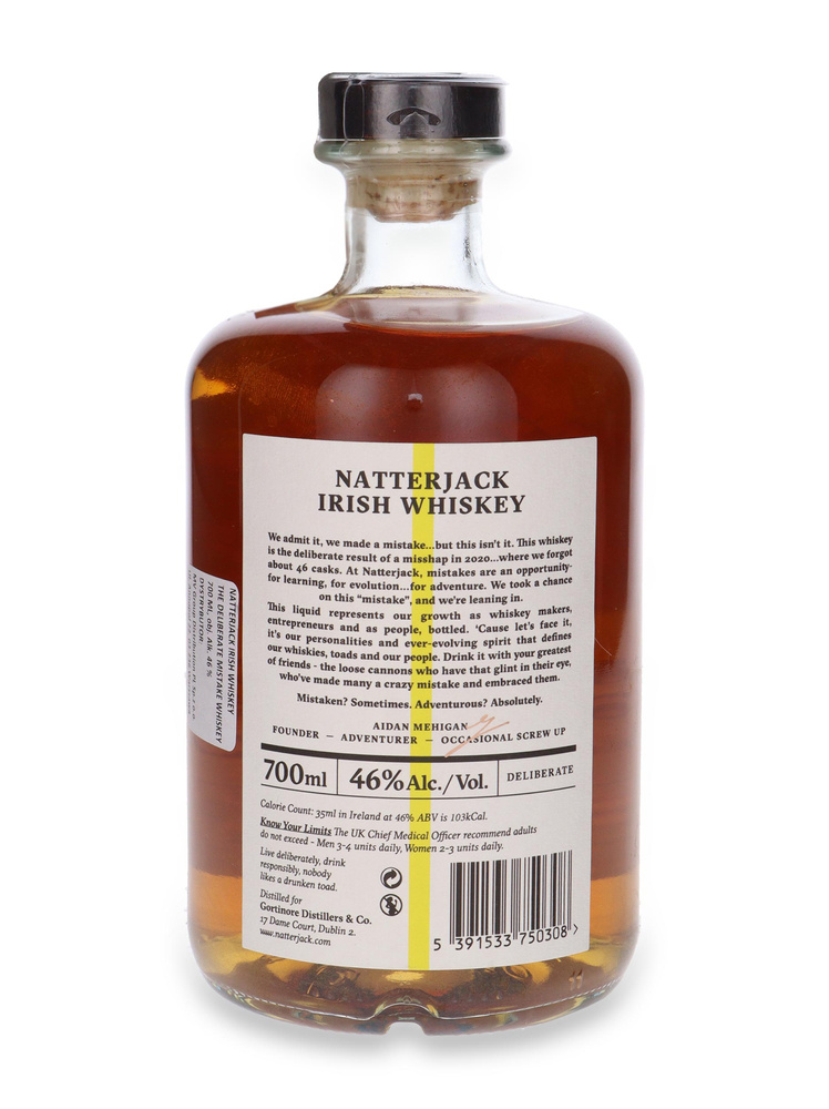 Natterjack Irish Whiskey The Mistake / 46%/ 0,7l