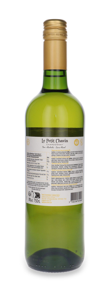 Pierre Chavin Le Petit Chavin Chardonnay Non Alcoholic  /0,0% / 0,75l