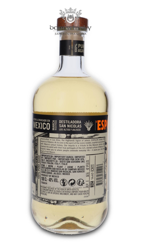 Espolon Tequila Reposado 100% Puro Agave / 40% / 1.0l