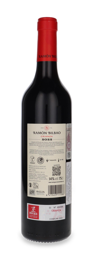 Ramón Bilbao Crianza Rioja / 14% / 0,75l