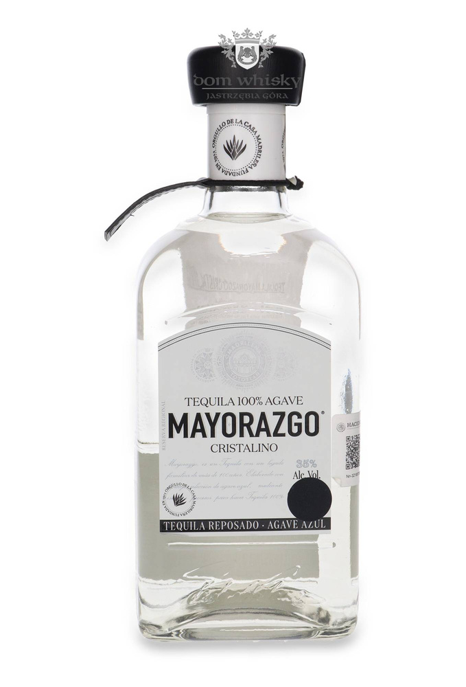 Tequila Mayorazgo Cristalino 100% Agave / 35% / 0.7l