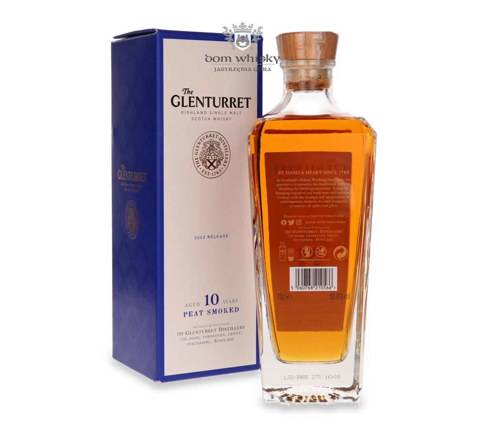 Glenturret 10-letni Peat Smoked 2022 Release / 50% / 0,7l