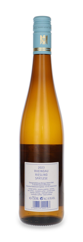 Weingut Robert Weil Riesling Spätlese 2023 / 8,5% / 0,75l