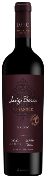 Luigi Bosca De Sangre Malbec 2023 /14%/ 0,75l