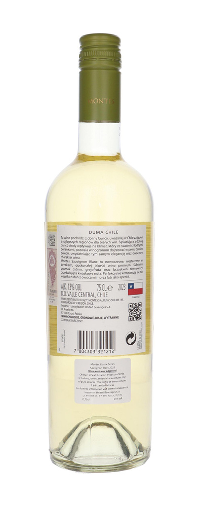 Montes Classic Series Sauvignon Blanc 2023 /13% / 0,75l
