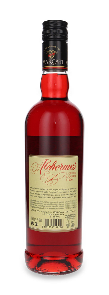Marcati Alchermes Liqueur / 21% / 0,7l