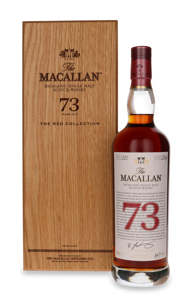 Macallan 73-letni The Red Collection (Bottled 2024) Bottle Nr 251 / 44,9%/ 0,7l