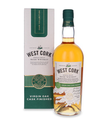 West Cork Single Malt Virgin Oak Cask Finished / karton / 43%/ 0,7l