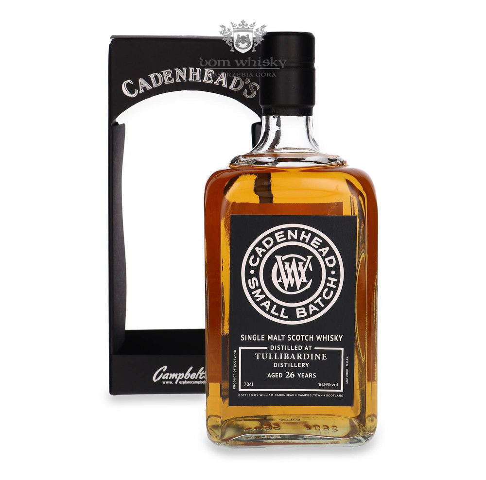 Tullibardine 26-letnia (Bottled 2019) Cadenhead Small Batch / 46,9% / 0,7l