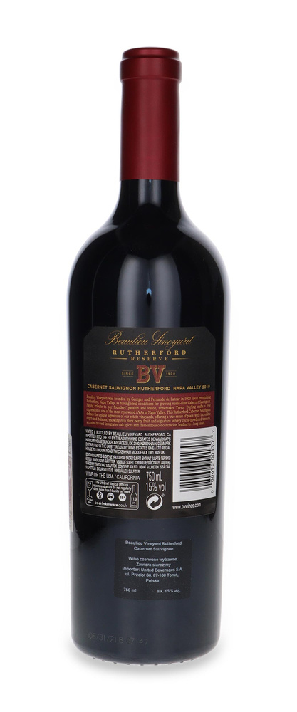 Beaulieu Vineyard Rutherford Reserve Cabernet Sauvignon Napa Valley 2019 / 15% / 0,75l