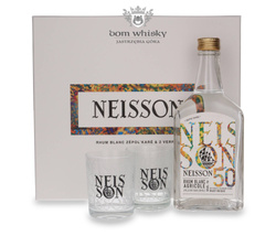 Neisson Rhum Blanc Agricole Martinique Rum + 2 glasses / 50% / 0.7l