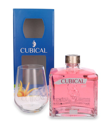 Cubical Kiss Premium Dry Gin (szklanka gratis) / 37,5%/ 0,7l 		