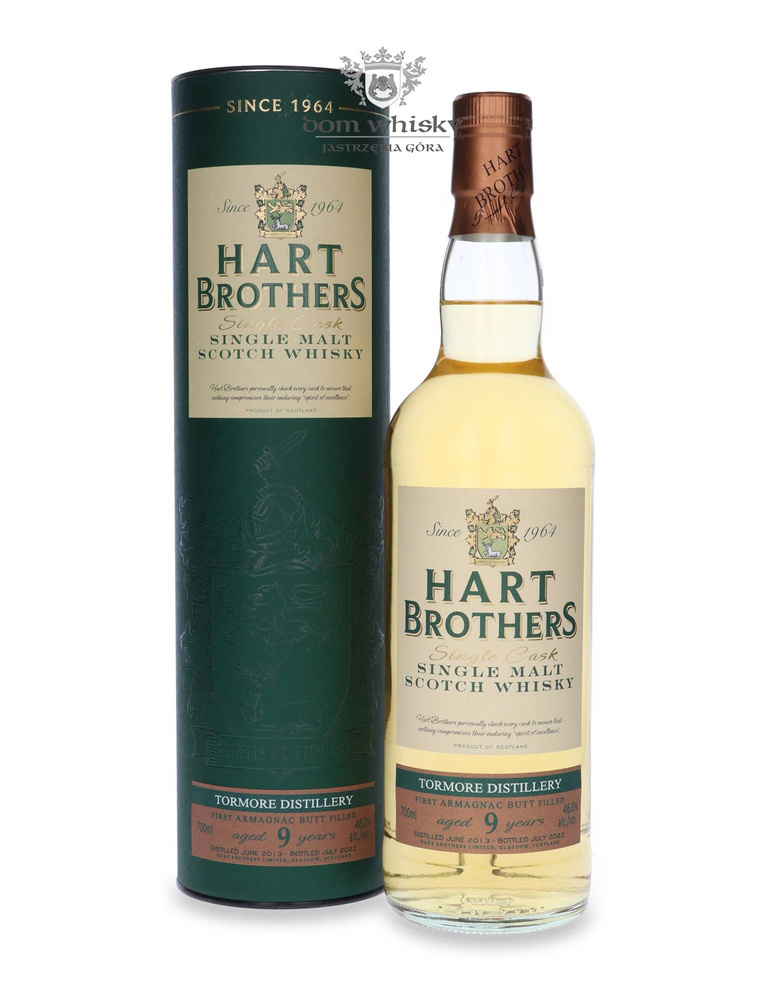 Tormore 9-letni (D.2013, B.2022) Armagnac Cask Hart Brothers / 46%/ 0,7l