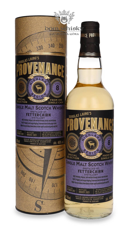Fettercairn 8-year-old (D.2012, B.2021) Provenance / 46%/ 0.7l