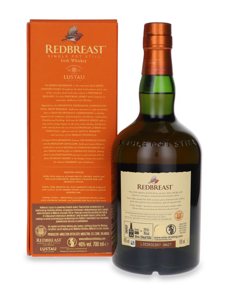 Redbreast Lustau Edition Sherry Finish / 46%/ 0.7l