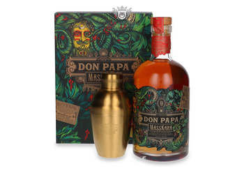 Don Papa Masskara Rum Philipines + shaker / 40% / 0,7l