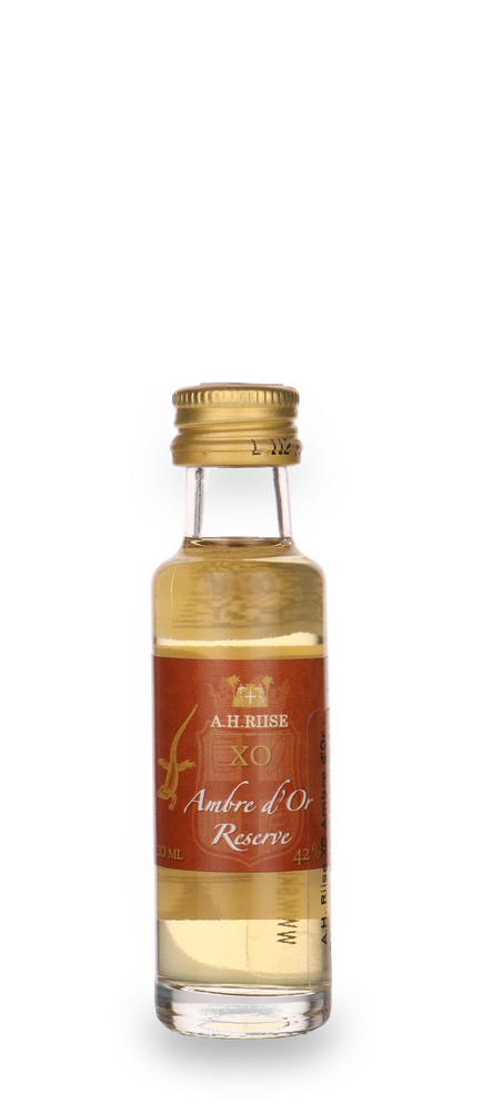 A.H. Riise XO Ambre d'Or Reserve Rum / niniaturka /42% / 0,02l