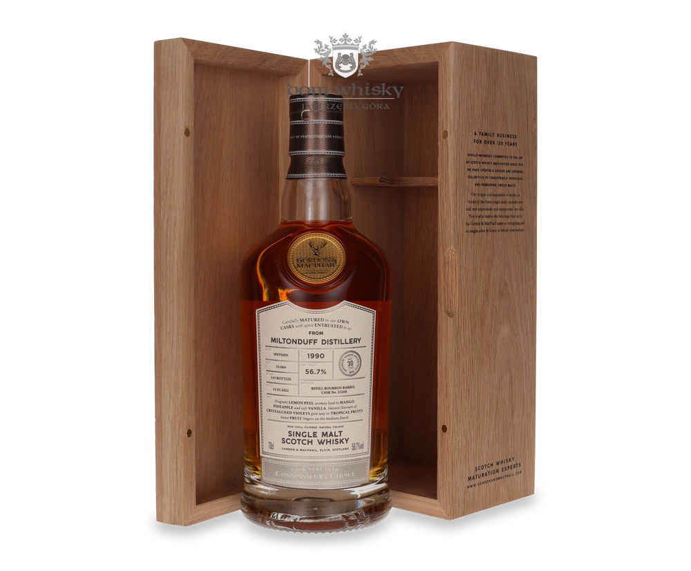 Miltonduff 30-year-old (D.1990, B.2021) Connoisseurs Choice / 56.7%/ 0.7l