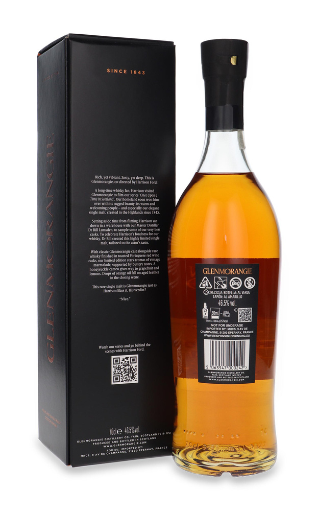 Glenmorangie Harrison Ford Limited Edition /46,5% /0,7l