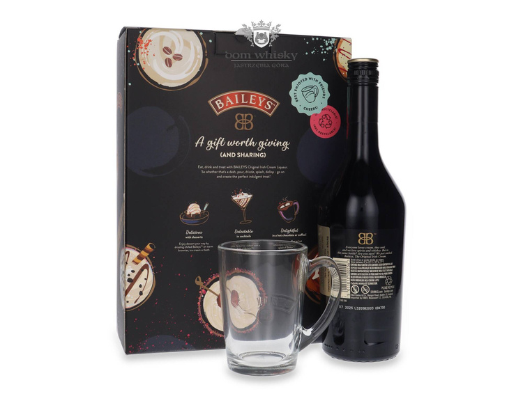 Bailey's Original Liqueur + szklanka / 17% / 0,7l