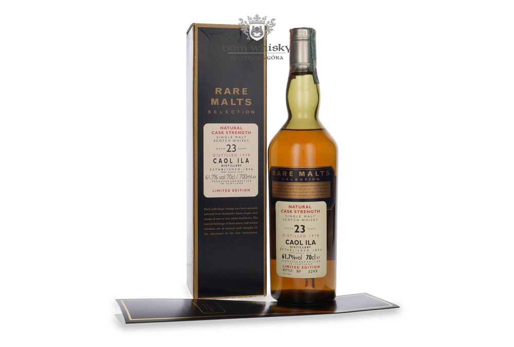Caol Ila 23-letnia (D.1978, B.2002) Rare Malts / 61,7% / 0,7l