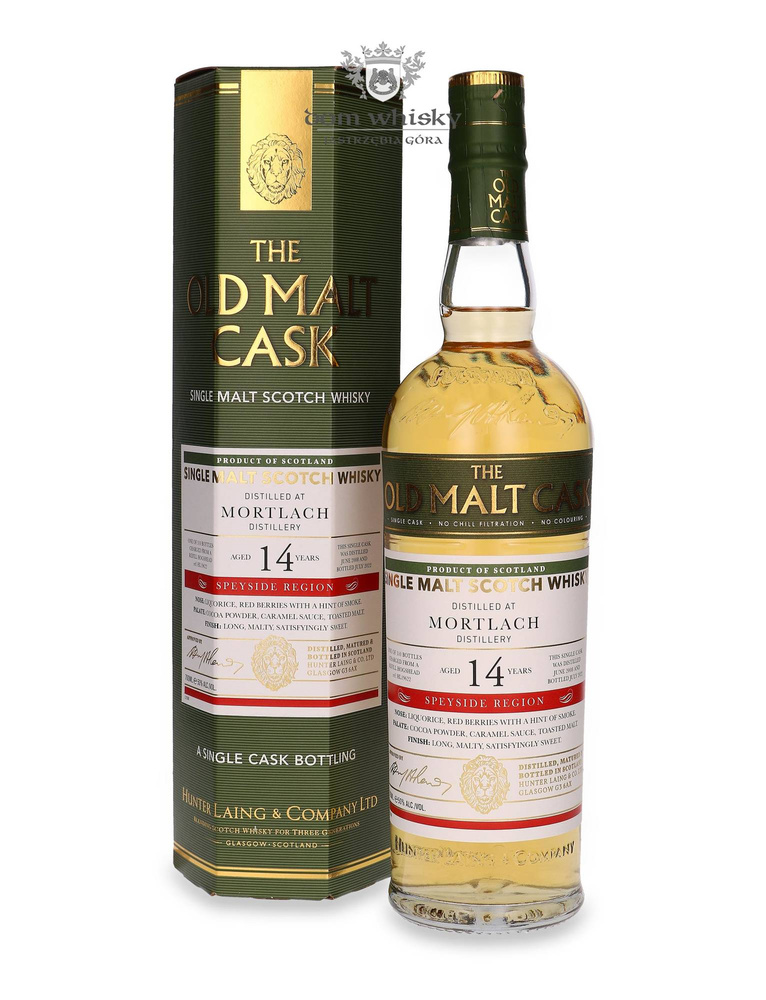 Mortlach 14-letni (D.2008, B.2022) Old Malt Cask / 50%/ 0,7l