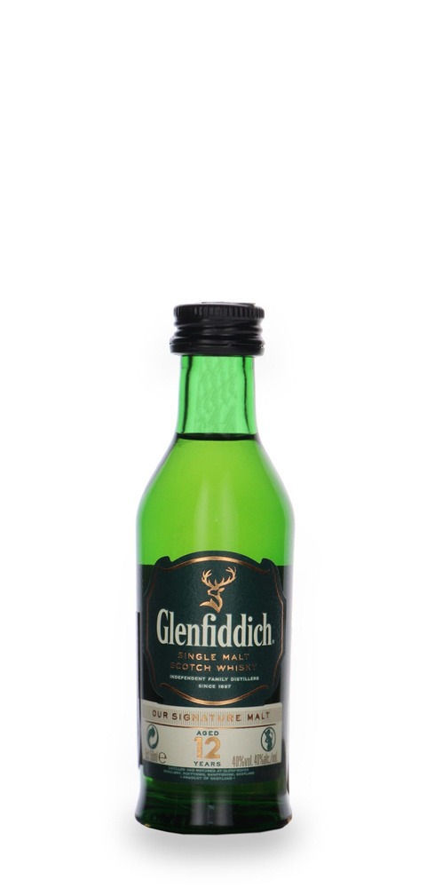 Glenfiddich 12-year-old / 40% /Mini/ 0.05l