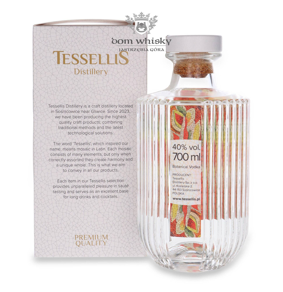 Tessellis Orange & Jasmine Botanical Vodka / 40% / 0.7l