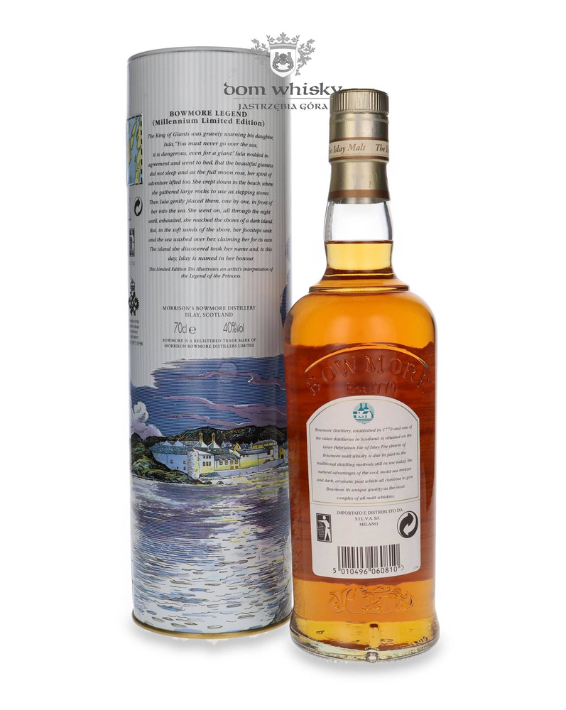 Bowmore 8-letni Legend of a Princess Giant, Millennium Edition / 40%/ 0,7l
