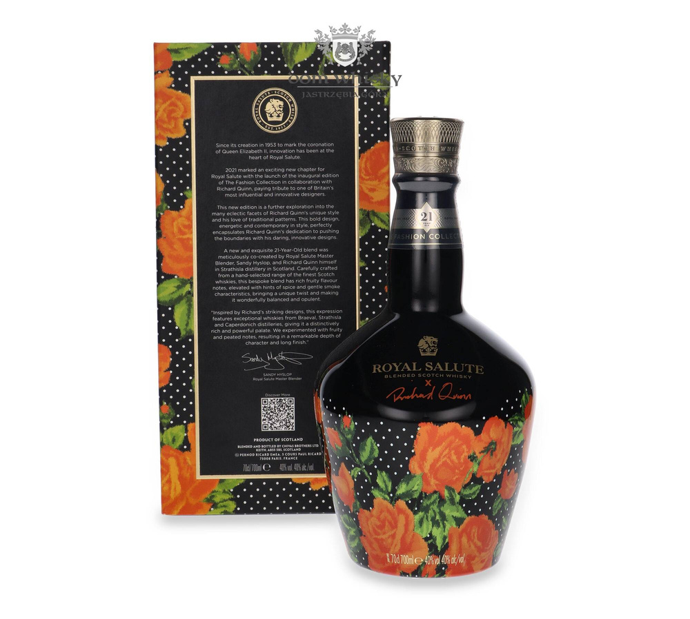 Chivas Royal Salute 21-year-old The Richard Quinn II Edition / 40% / 0.7l