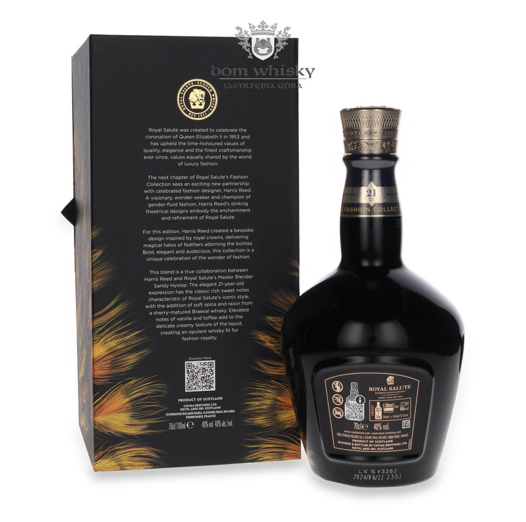 Chivas Royal Salute 21-letni Harris Reed gold Edition / 40%/ 0,7l