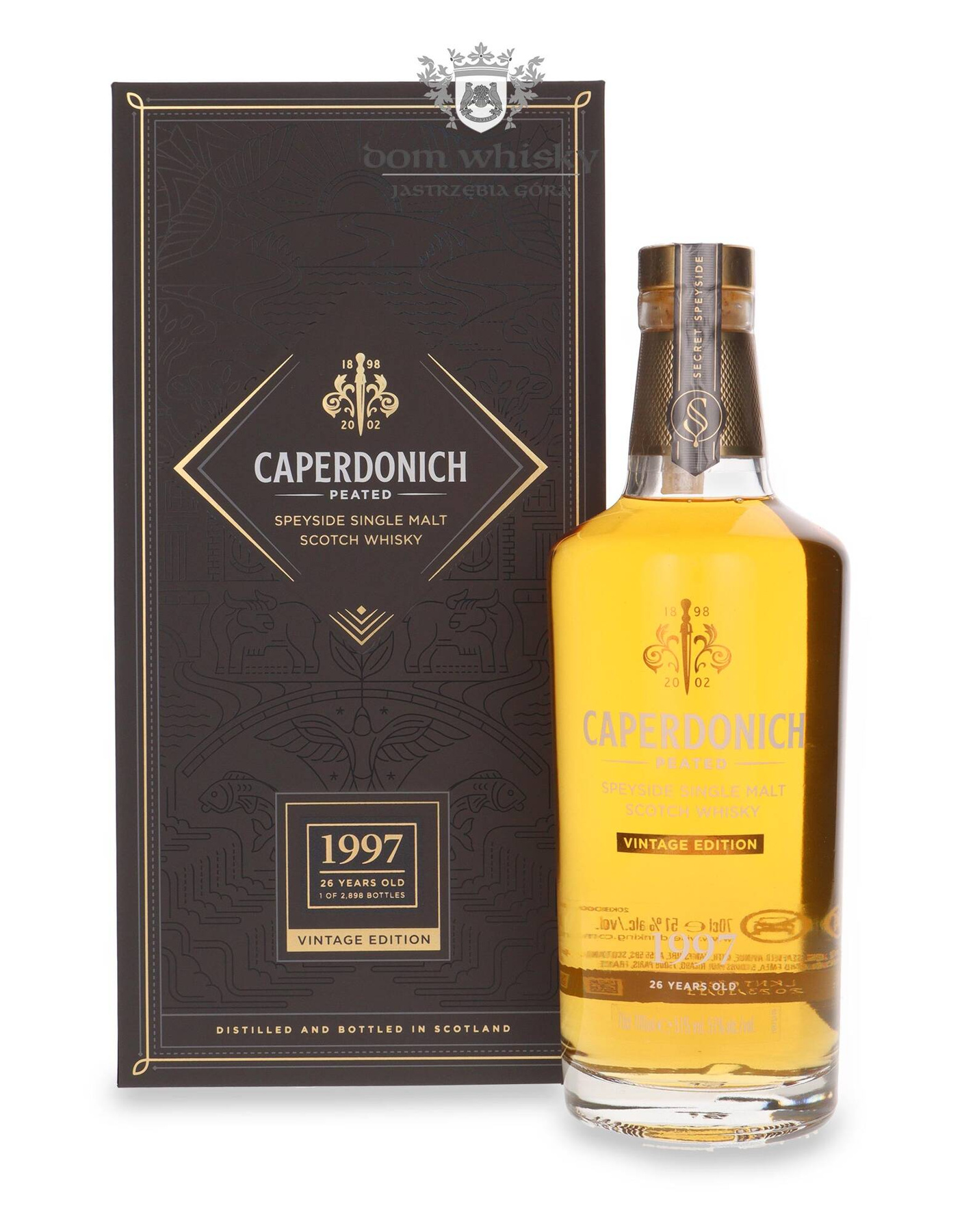 Caperdonich Vintage 1997, 26-Year-Old Peated Speyside Whisky 51%